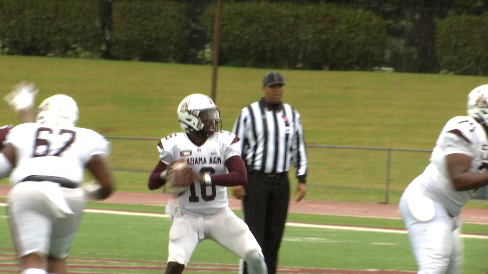 The duo of Xavier Lankford & Davaryl Moffett shined in the Alabama A&M spring football game on Saturday, leading the white team to a 30-8 win.