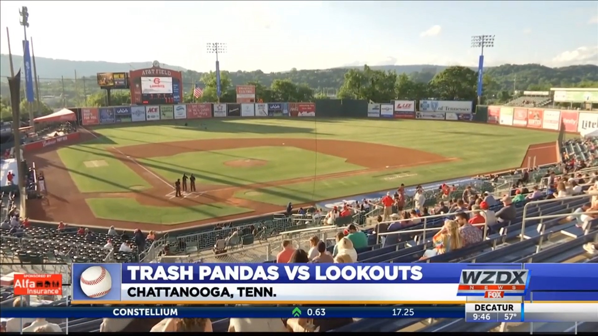 On a historic night 972 days after their name was first unveiled to the public, the Rocket City Trash Pandas suffered a 6-1 loss to the Chattanooga Lookouts