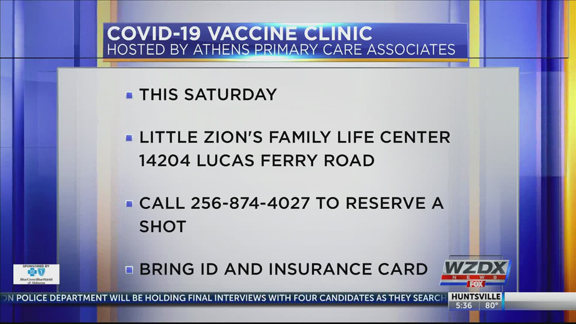 COVID vaccine in Athens, Alabama