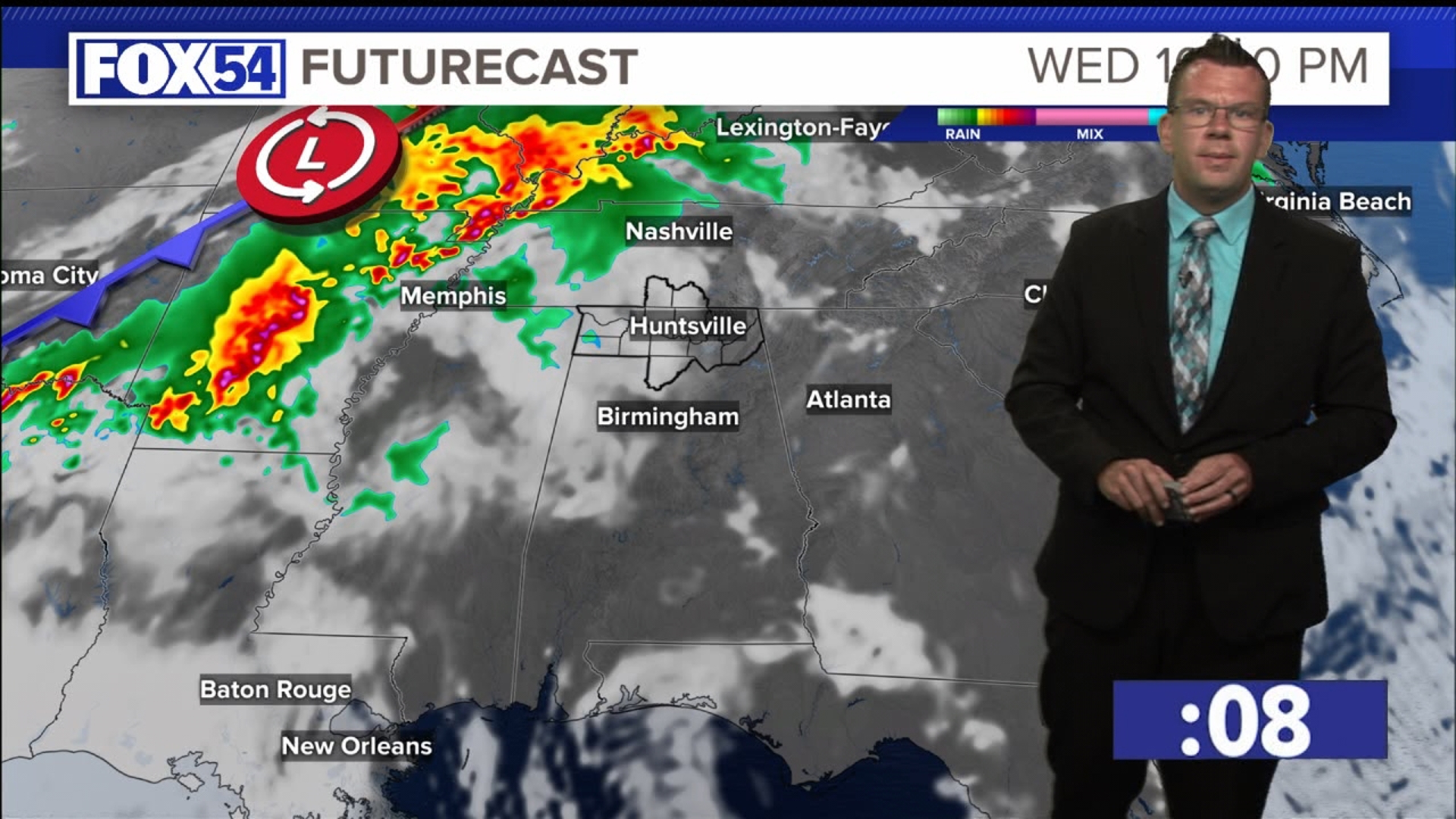 A look ahead to your midweek #weather #ALwx #northalabama #54seconds