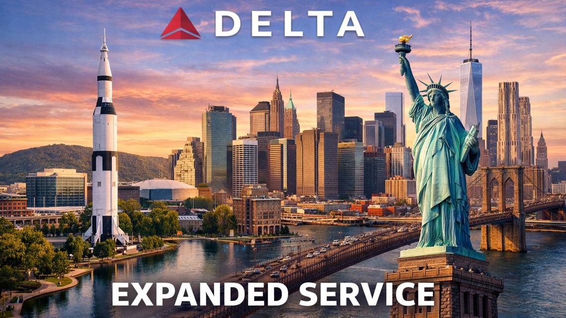 Delta adds second daily flight from Huntsville to NYC