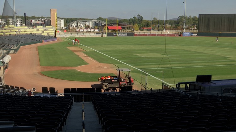 Field revealed before first-ever football game at Toyota Field