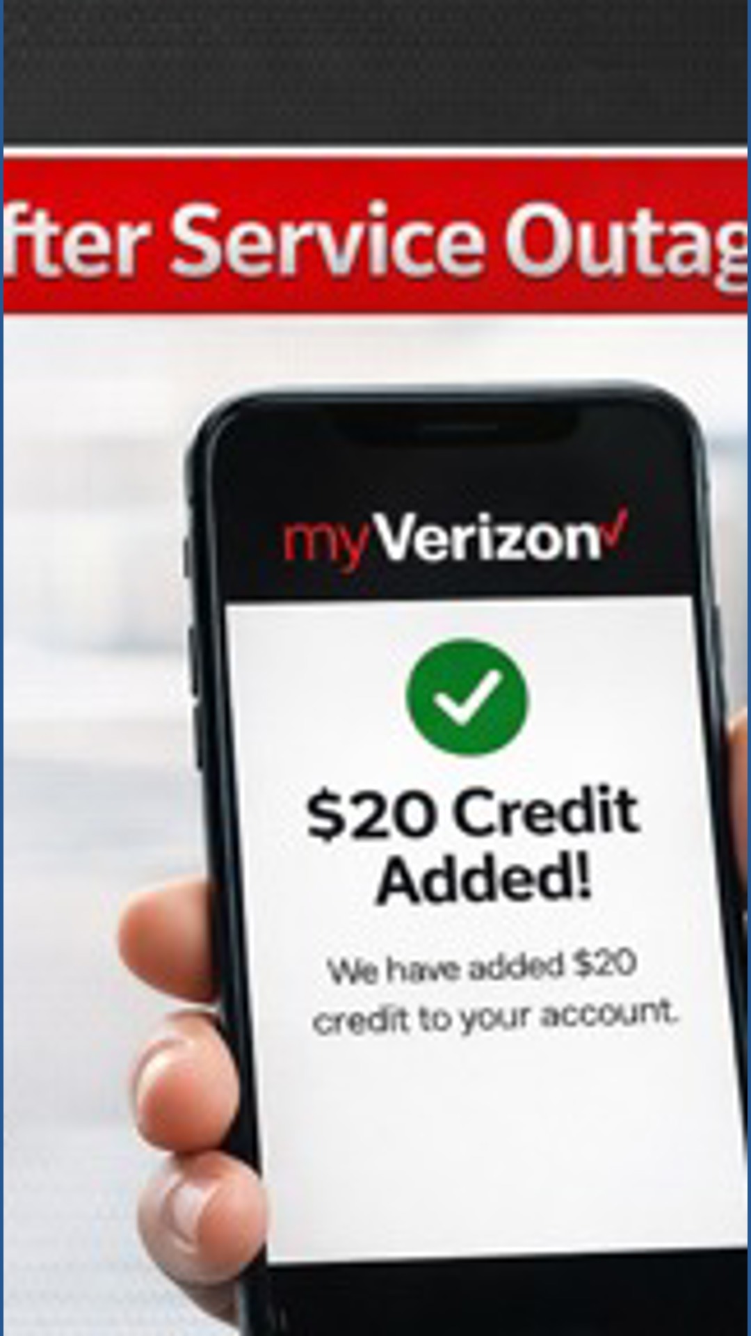 Verizon offers $20 credits to customers for disruptive network outage ...
