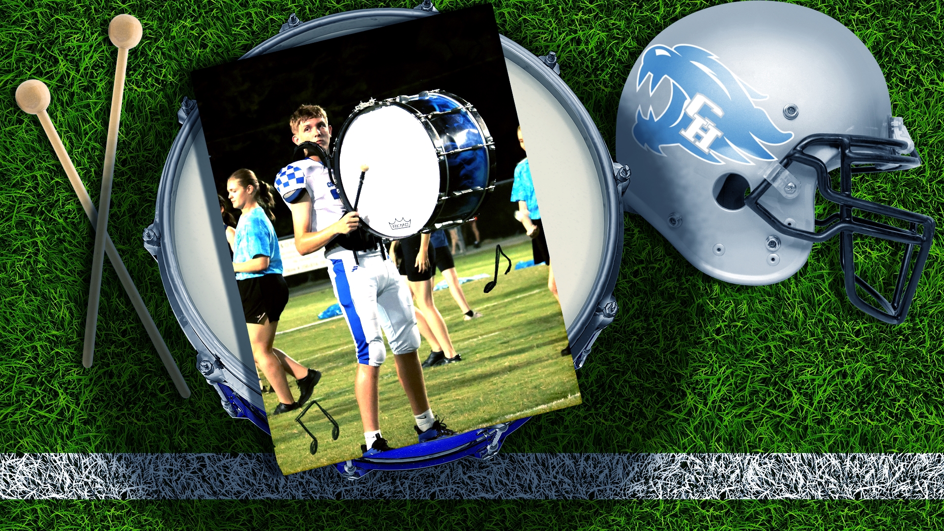 Colbert Heights student has on-field jobs - football and band ...