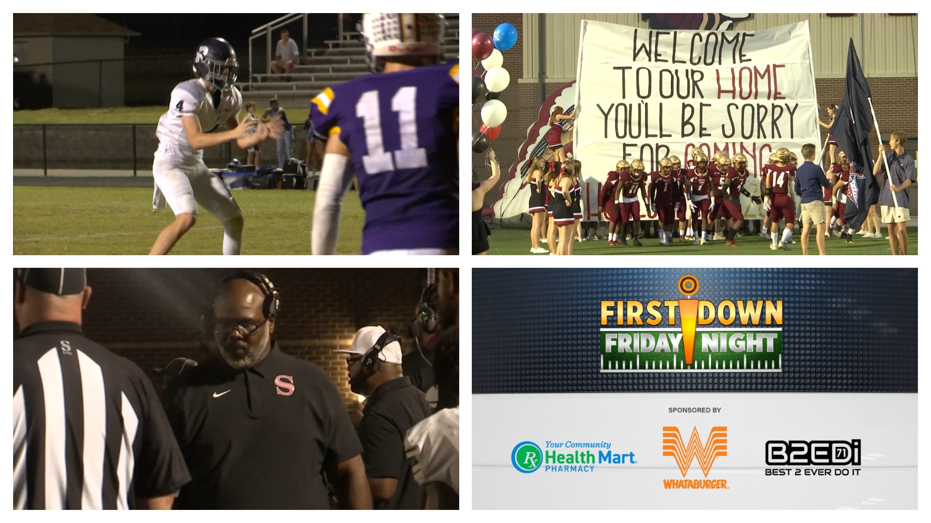 Key positioning in region play continued during week 4 of the season. We captured & displayed scores & highlights on the latest edition of First Down Friday Night