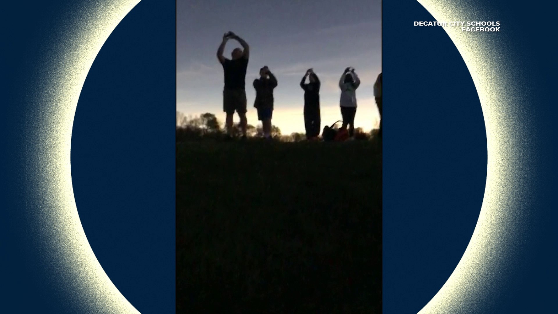 Students, teachers and parents traveled to Missouri to be in the path of totality of the April 8 total solar eclipse and livestreamed the event.