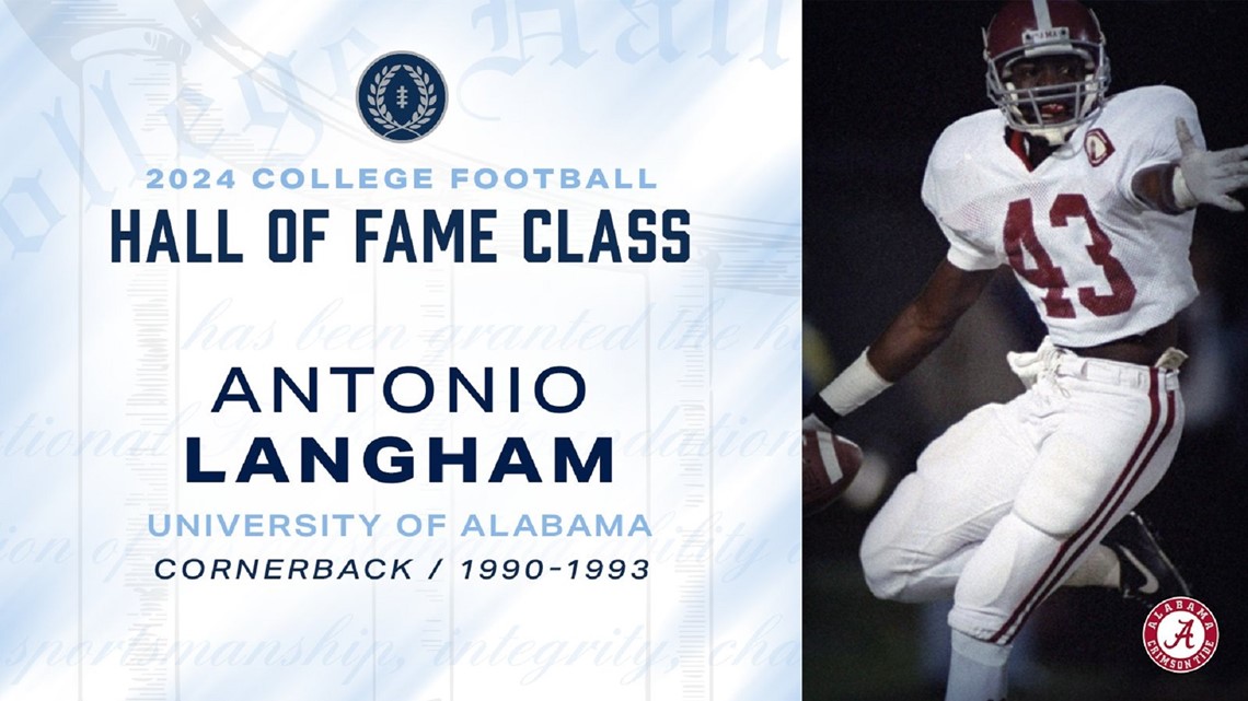 Antonio Langham selected to 2024 College Football Hall of Fame Class ...