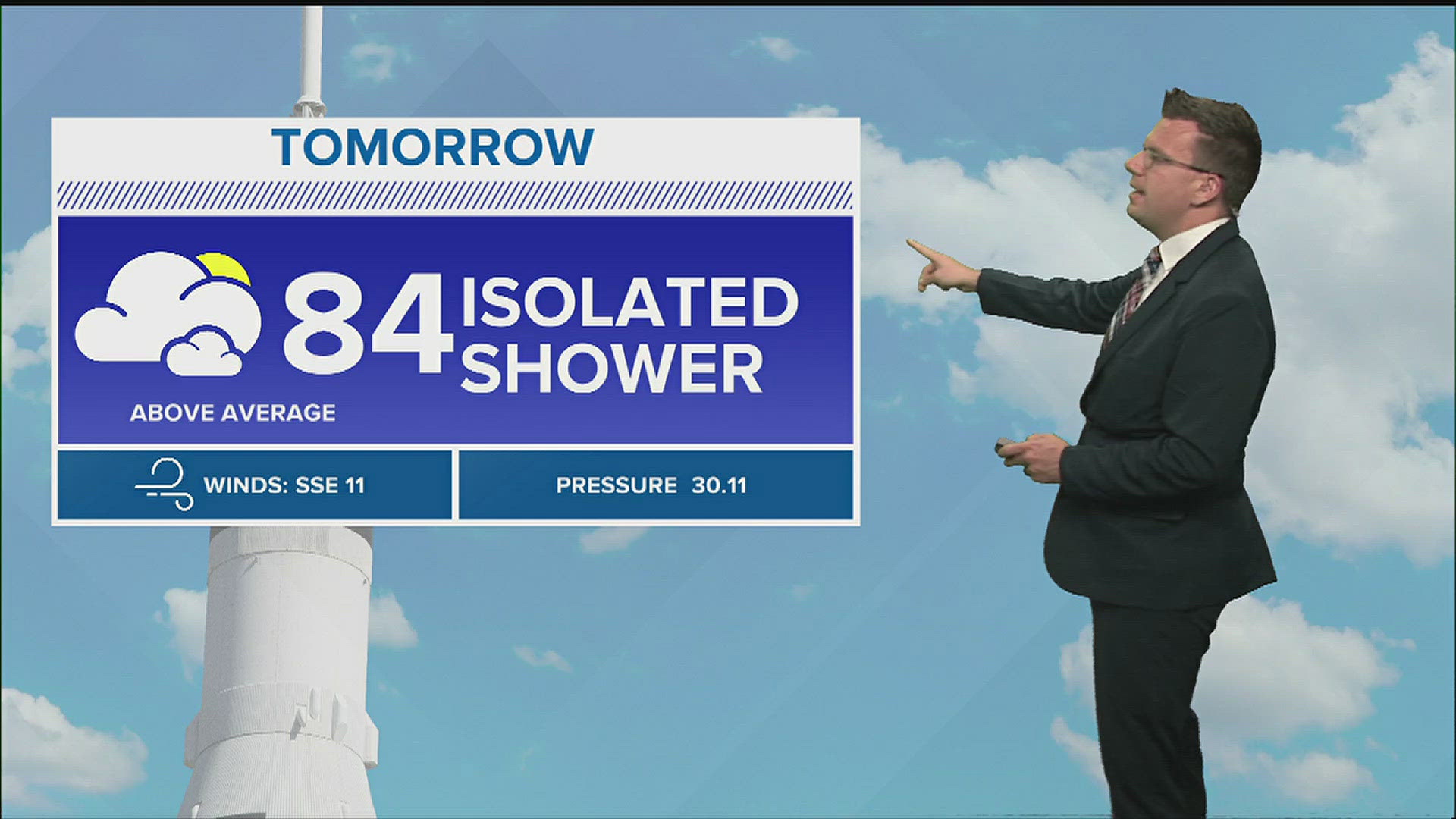 An isolated shower is possible on Friday, but otherwise we're looking at a great end to the week.