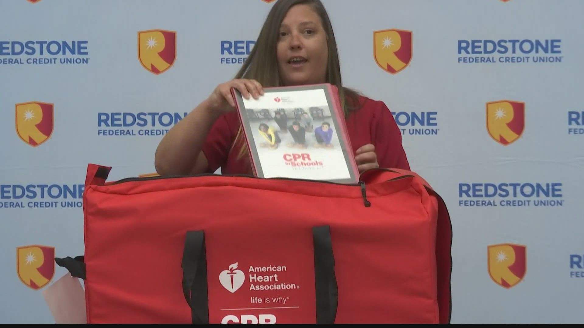 Redstone Federal Credit Union says the kits are worth about 20,000 dollars. But, the lifesaving training students will receive is priceless.