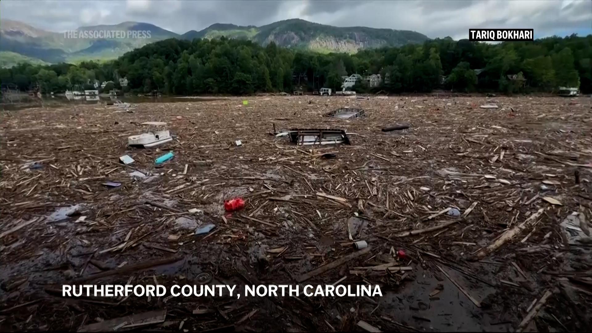 A crisis unfolded in Asheville, North Carolina, as officials pledged to get more water, food and other supplies to flood-stricken areas.