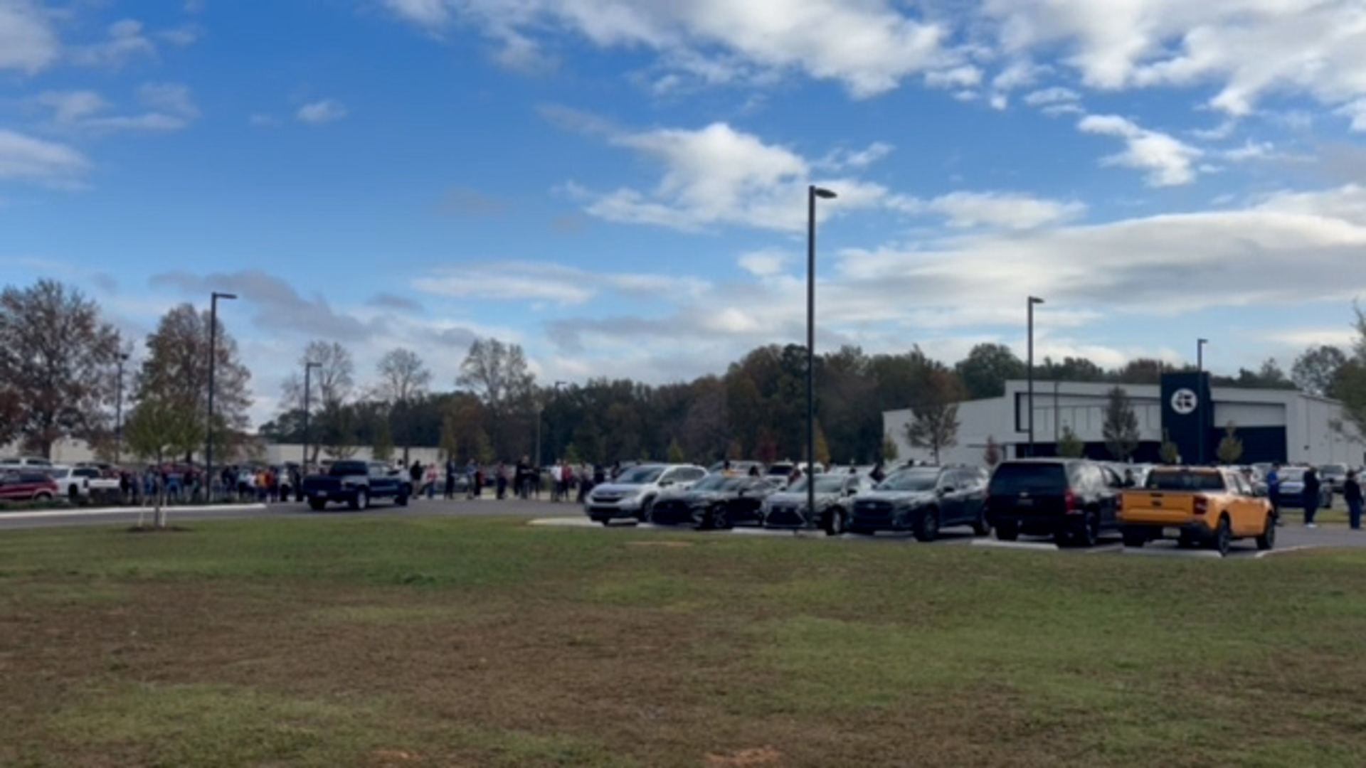 Election Day in Madison is in full swing! Watch as voters line up and wait to cast their ballots.