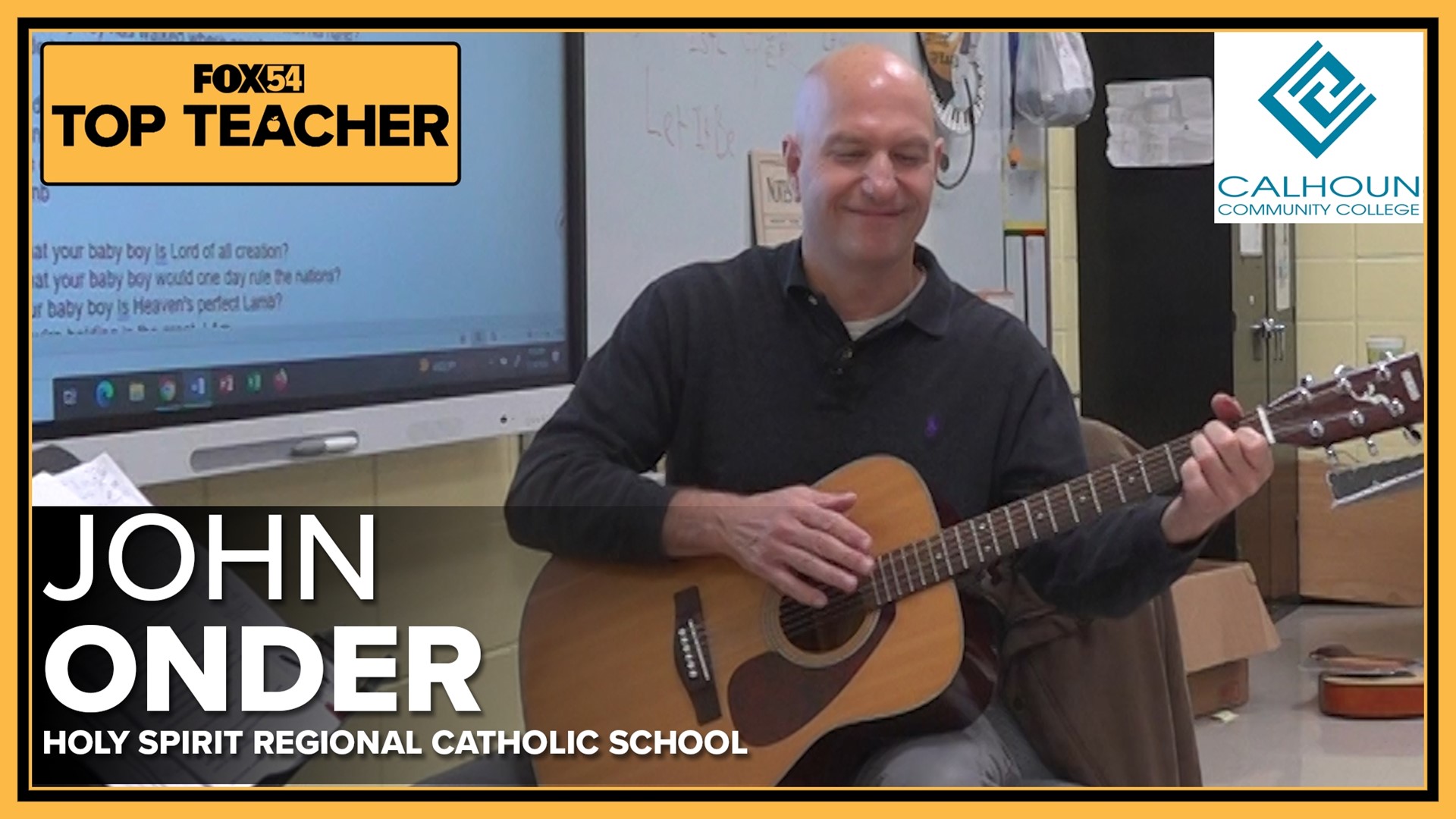 This week’s Top Teacher uses music to inspire his students.