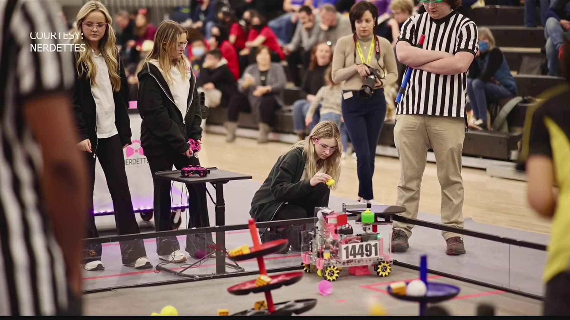 The Huntsville-based, all-girls robotics team hopes to win awards and recruit new members with their approach.