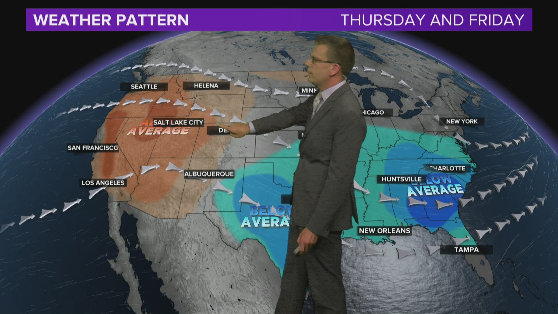 A slow warming trend on the way for the Tennessee Valley