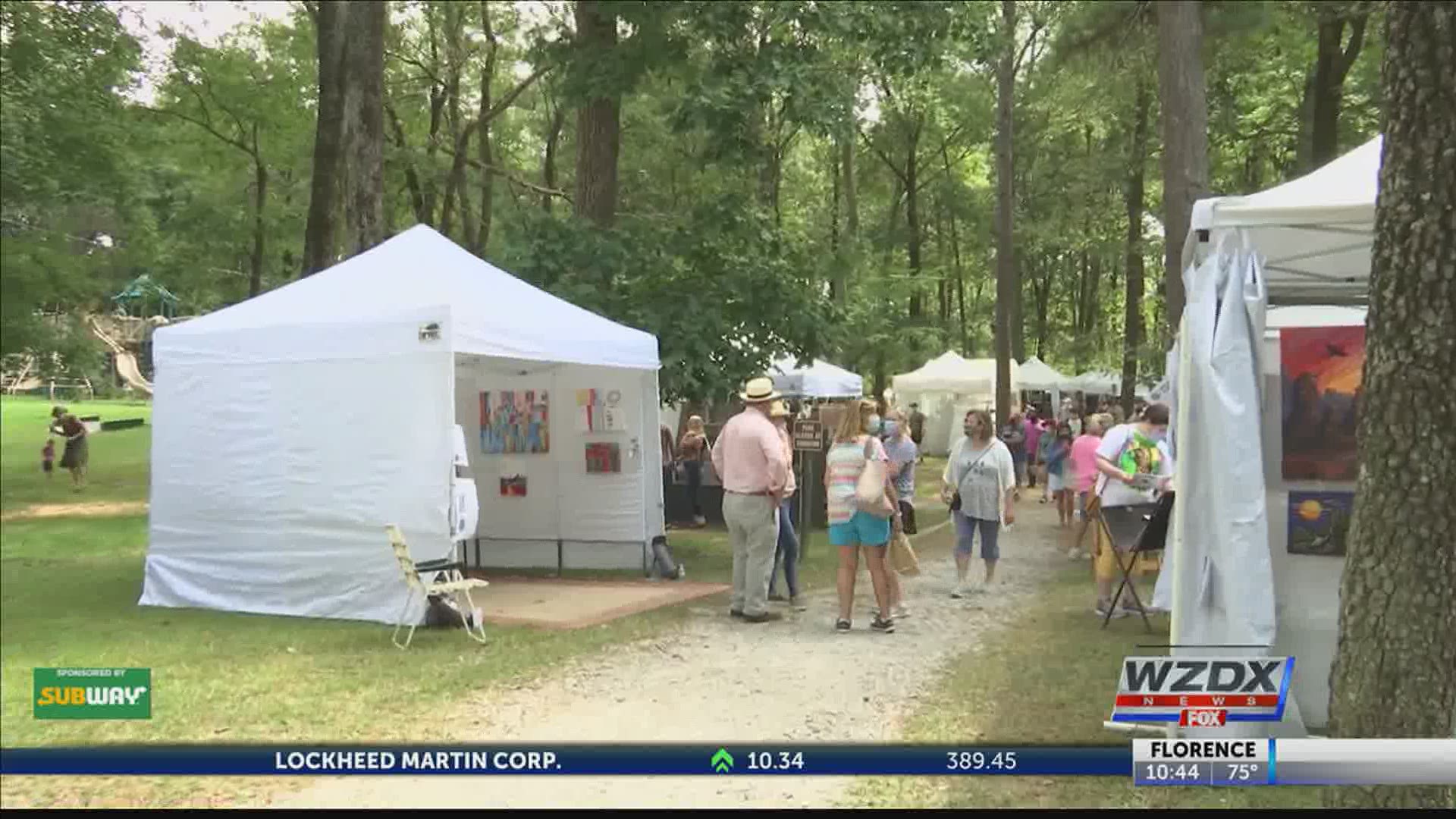 There a few changes this year at the Monte Sano Art Festival.
