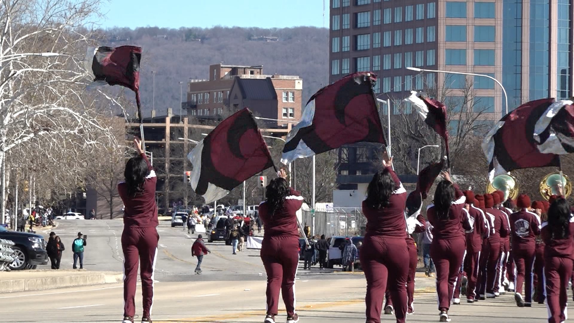 Alpha Phi Alpha Fraternity, Inc. helped host a celebratory Martin Luther King Jr. parade for the community.