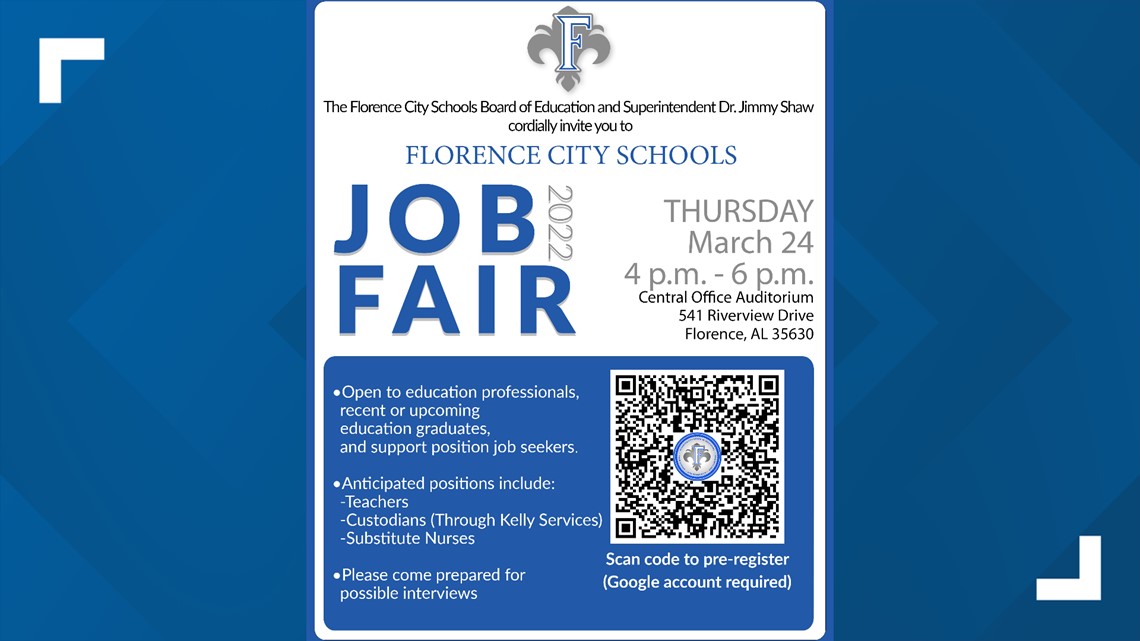 Florence City Schools job fair March 24