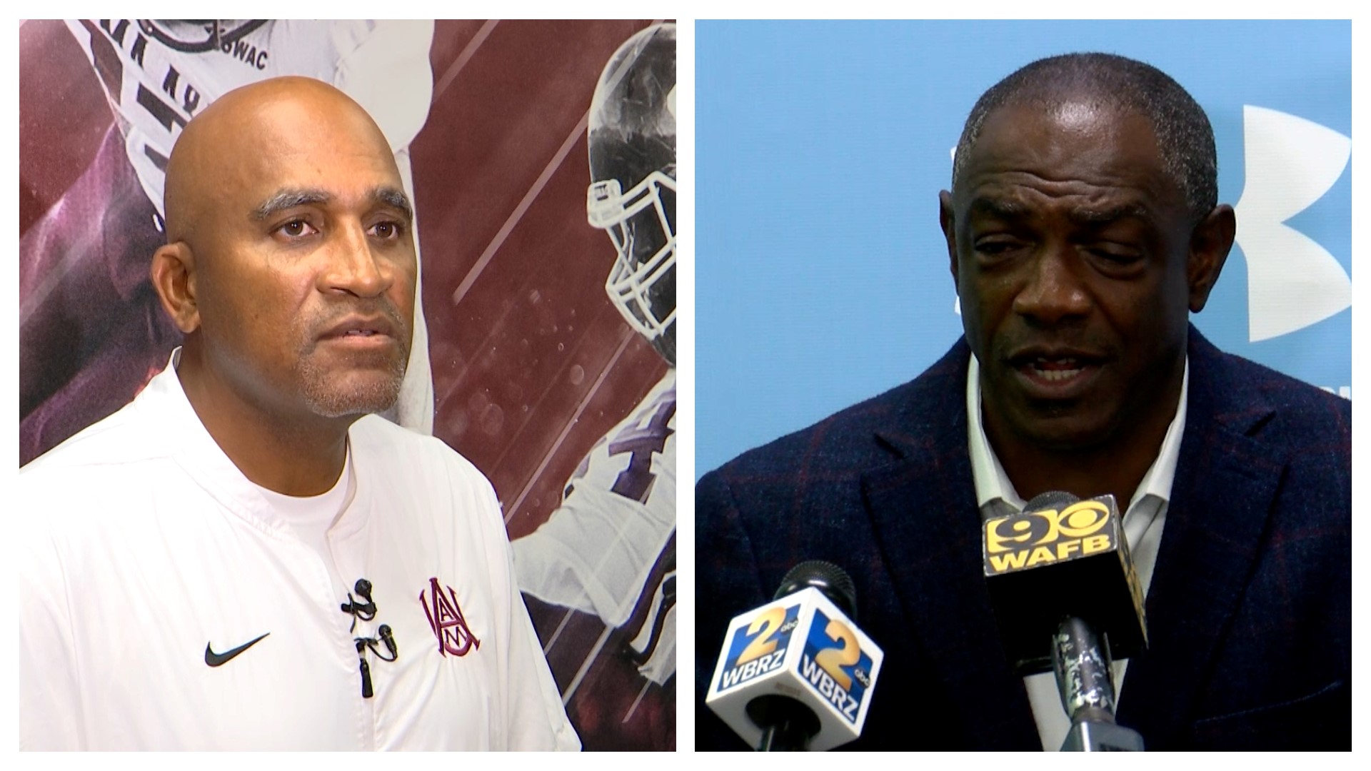 Alabama A&M and Southern University begin conference play on Saturday in Baton Rouge. We spoke to both coaches about the upcoming battle.