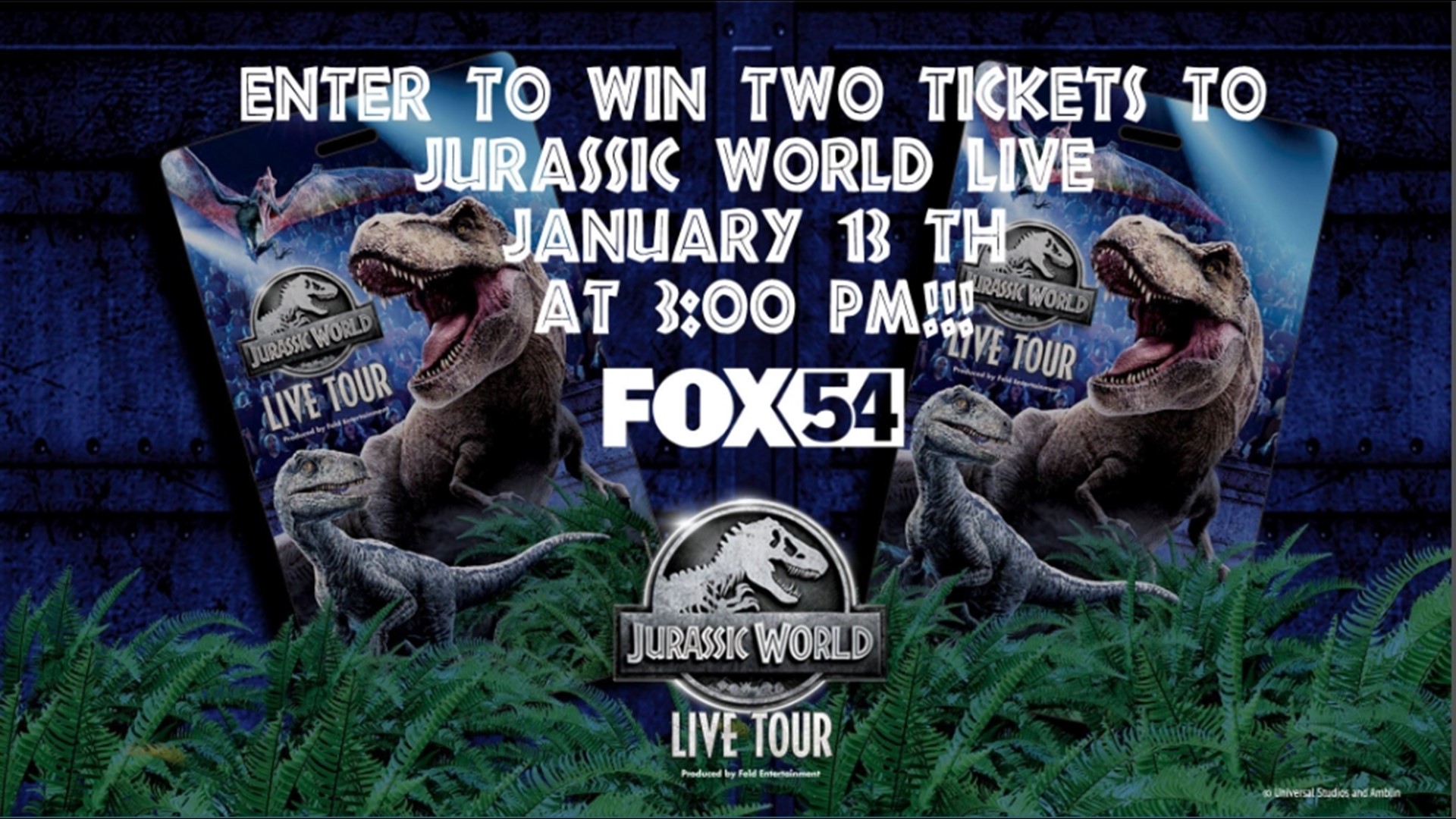 Win your way to Jurassic World at the VBC