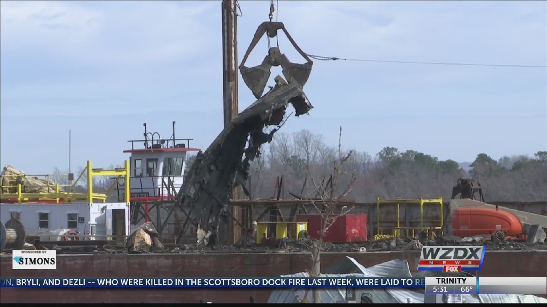 It’s been one week since a boat dock fire in Scottsboro killed eight people and destroyed at least 35 boats, and crews are still on site working to clean up the water. Although clean up efforts are still underway, part of Jackson County Park is back open to the public. People in the area can now go to the park to walk around and play on the playground.