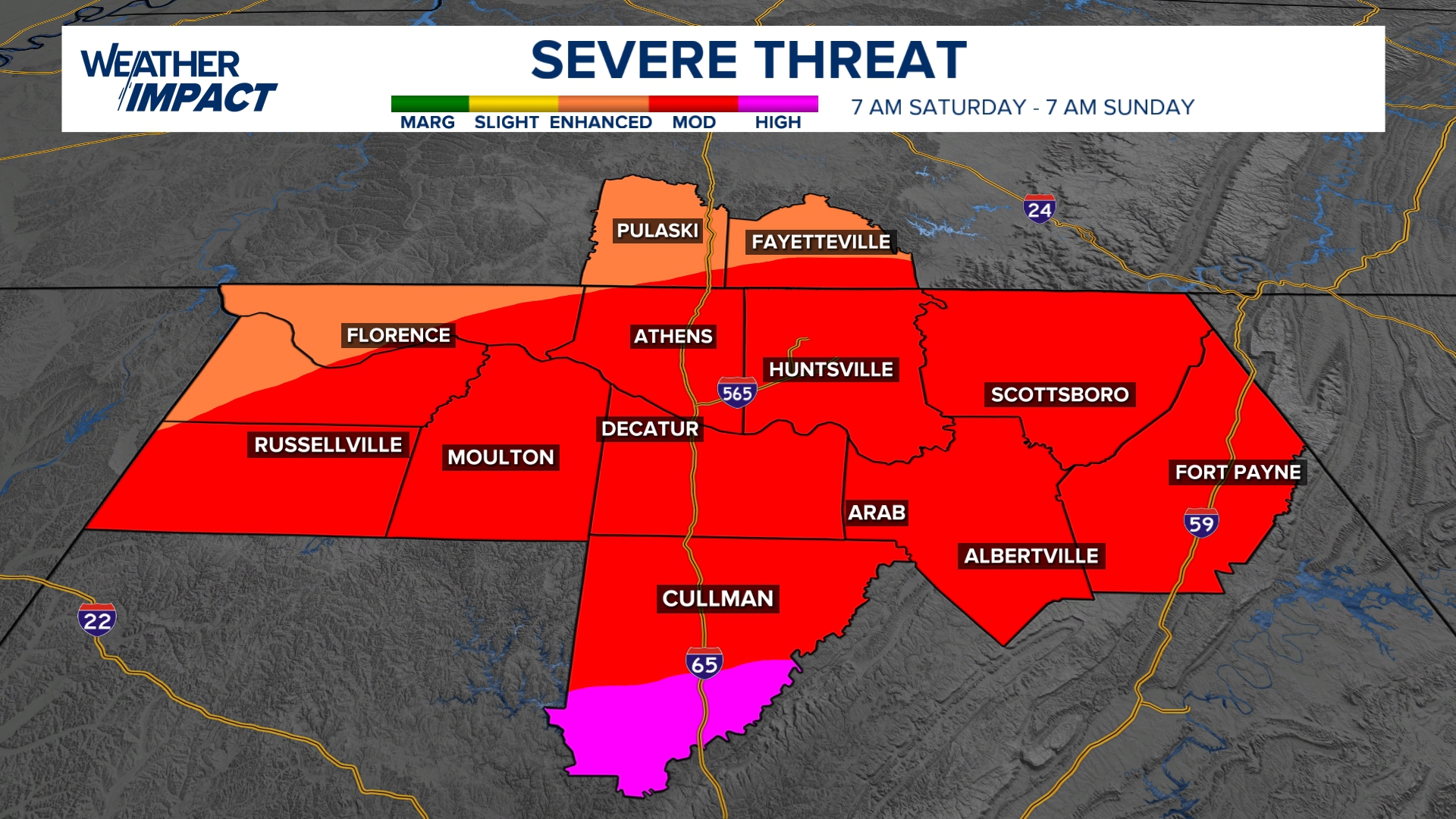 Severe weather looms: Tennessee Valley braces for storms and possible ...