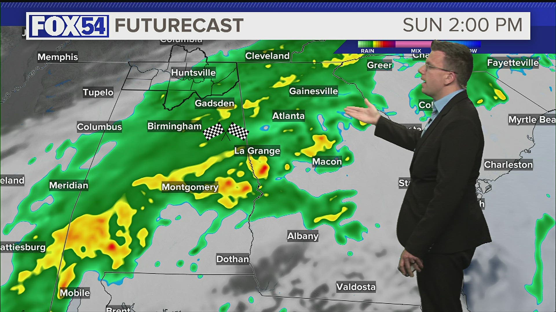 Showers and storms stay in the forecast this weekend.