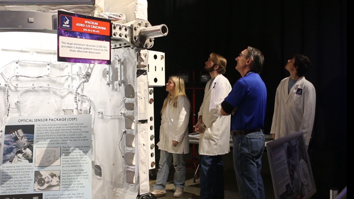 Students assist in telescope repair