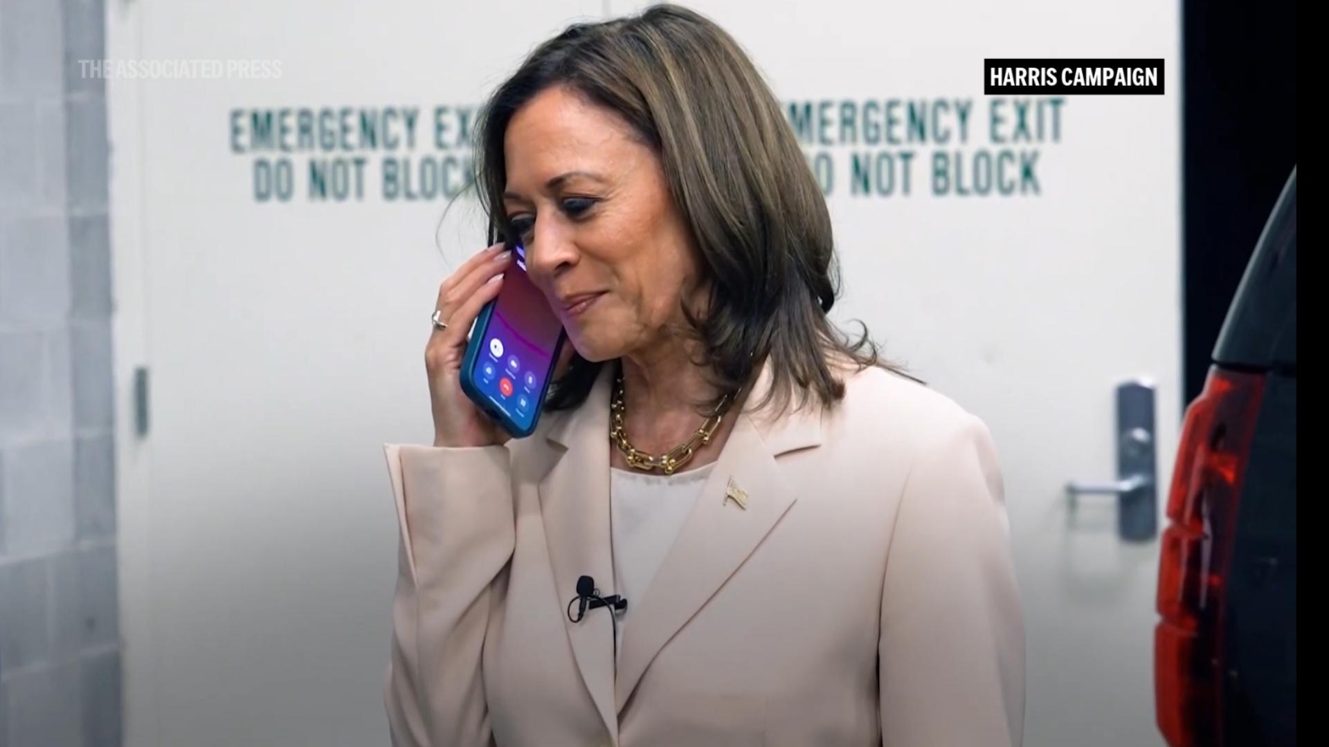 The Obamas called Vice President Kamala Harris to offer their endorsement for her for president.