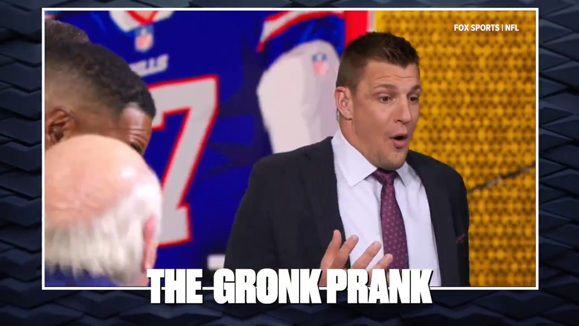 Gronk was told in a recently-revealed recording about a Cowboys player with two missing fingers who didn't actually exist! Clip courtesy FOX Sports.