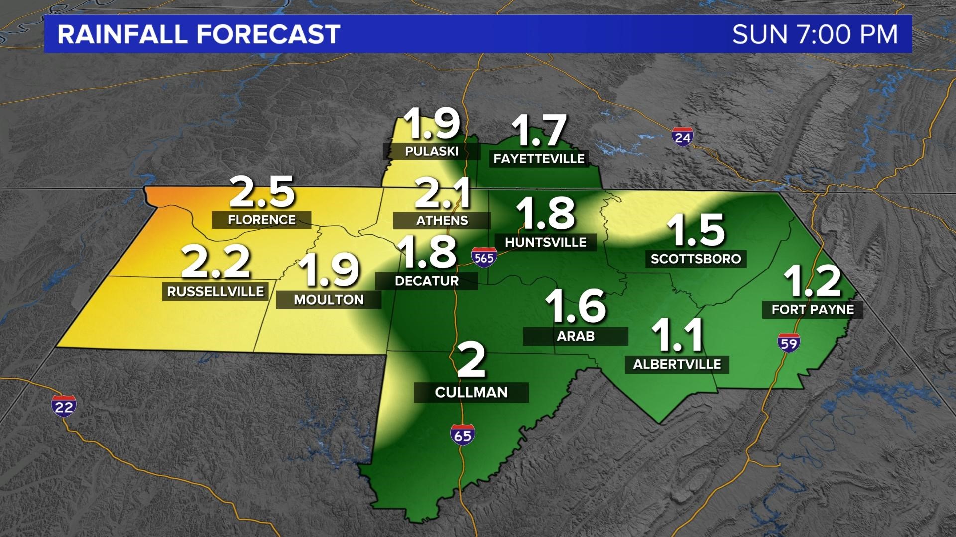 Severe Weather Possible Saturday in the Tennessee Valley
