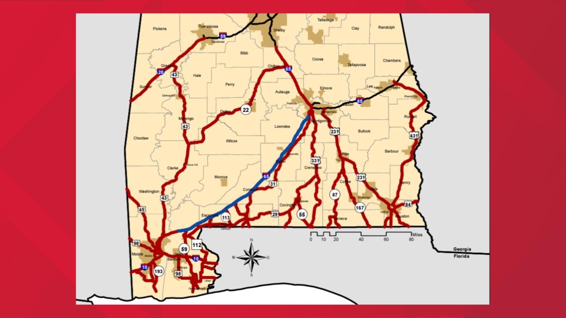 South Alabama evacuation routes as Hurricane Helene approaches ...