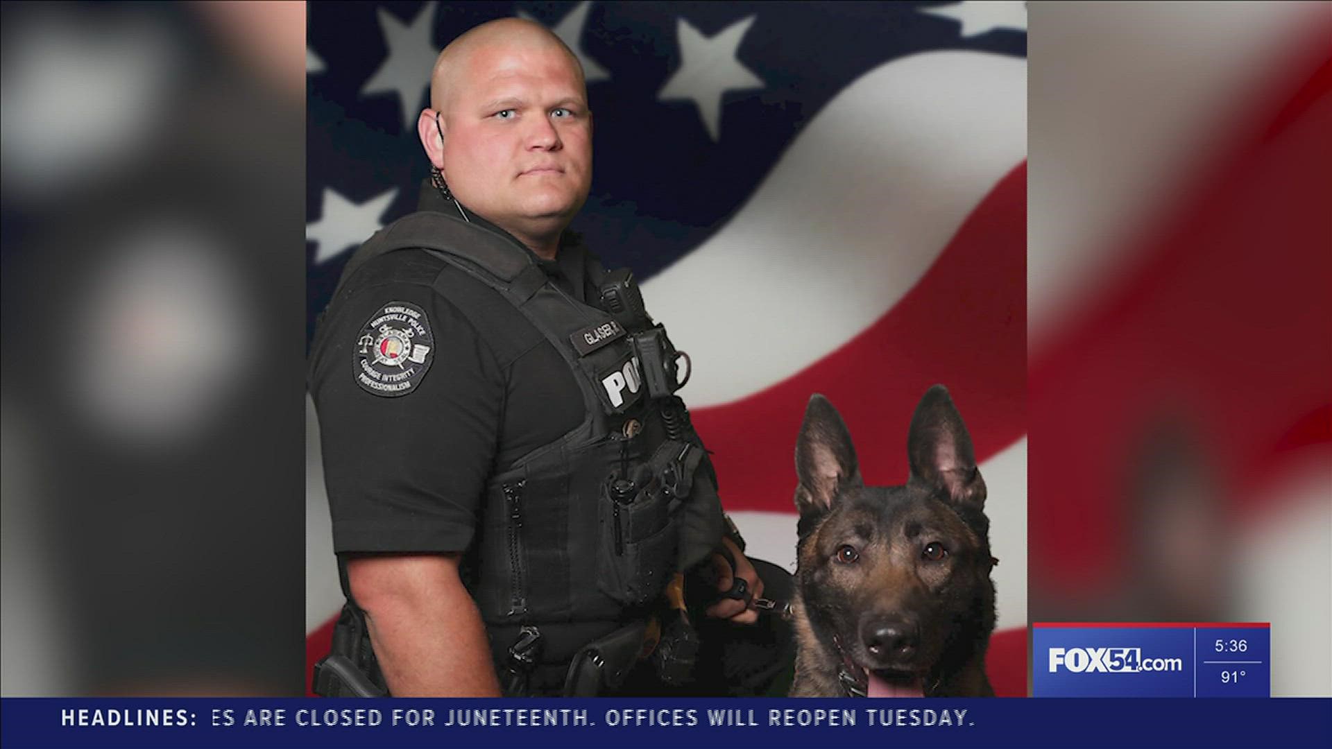 Huntsville Police K-9 Officer Rekon is retiring. The eight-year-old Belgian Malinois started with the department in 2016 working with his partner officer Glacier.