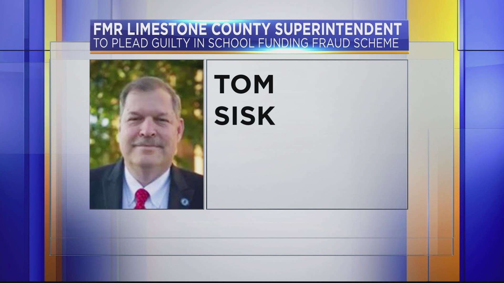 Former Limestone County Superintendent Tom Sisk filed an intent to change his plea in his federal fraud case.