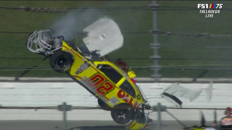 Jeb Burton wins Xfinity Series crash fest at Talladega