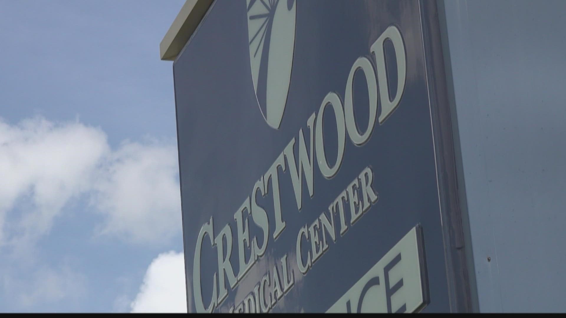 The CEO of Crestwood Medical Center, Dr. Pam Hudson, says that the biggest issue they are facing right now is a shortage of bedside nurses to care for sick patients.