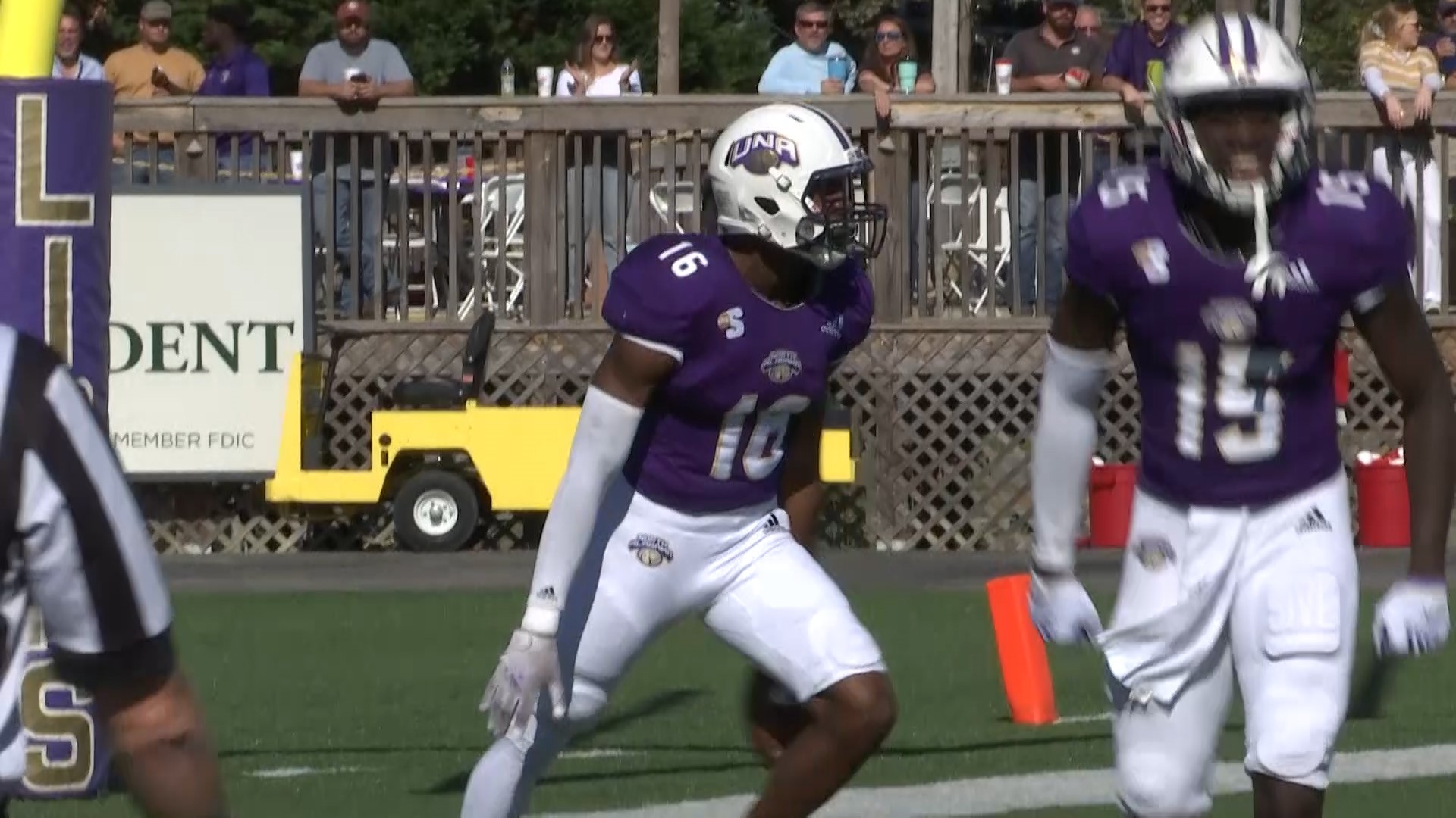 Rett Files threw all three of his touchdown passes to Takairee Kenebrew & ran for another score as North Alabama rolled to a 45-22 victory over Charleston Southern
