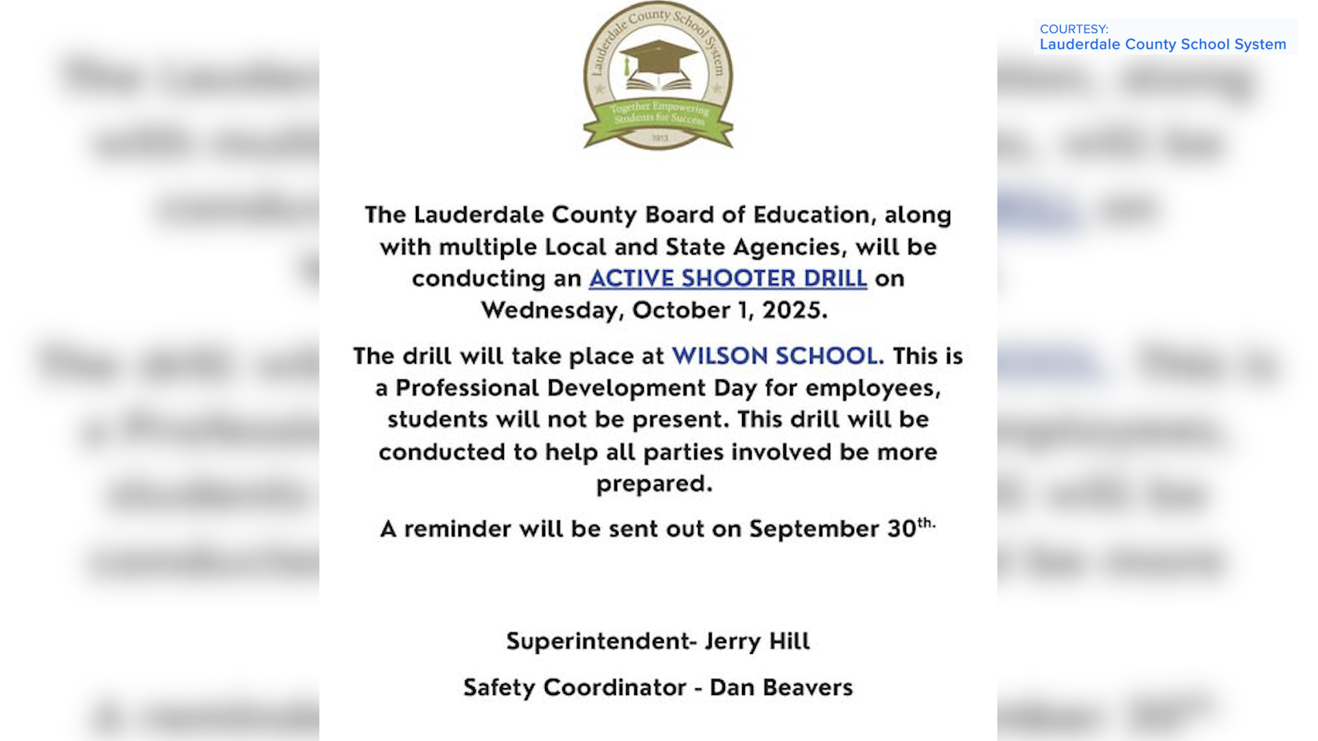 Active shooter drill set for Wilson High School | rocketcitynow.com