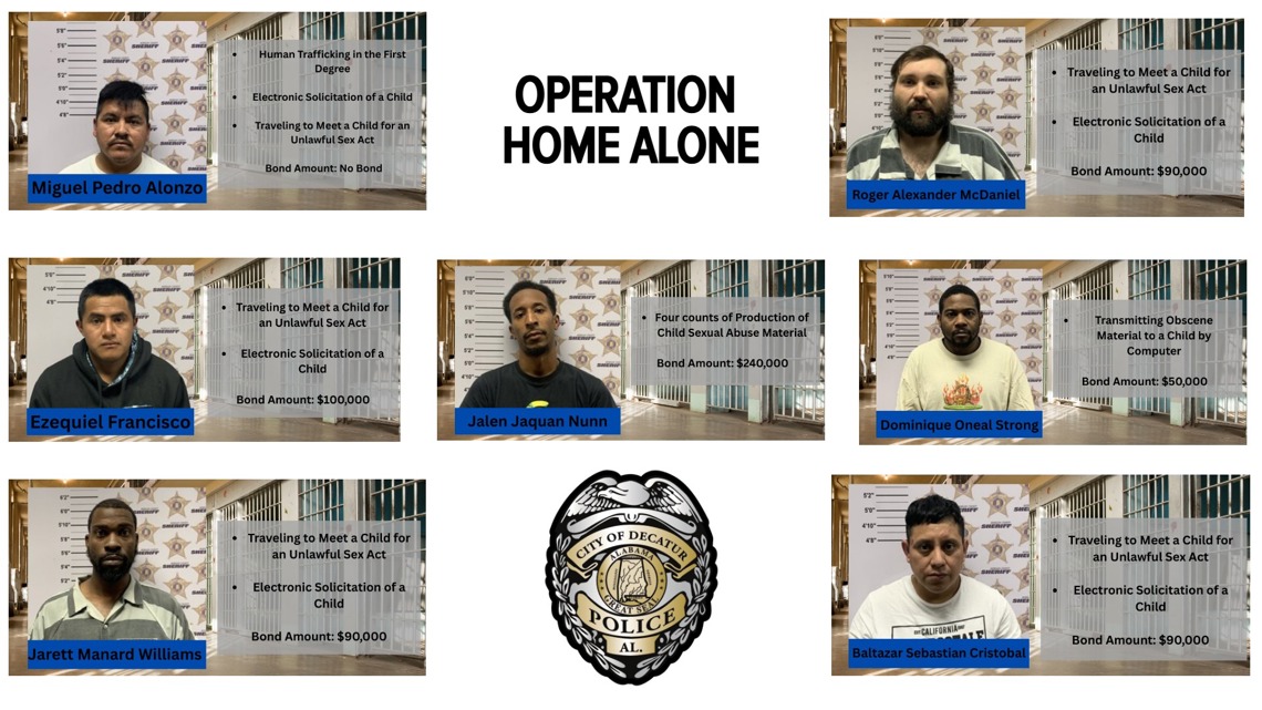 Decatur police charge 7 in child exploitation sting operation ...