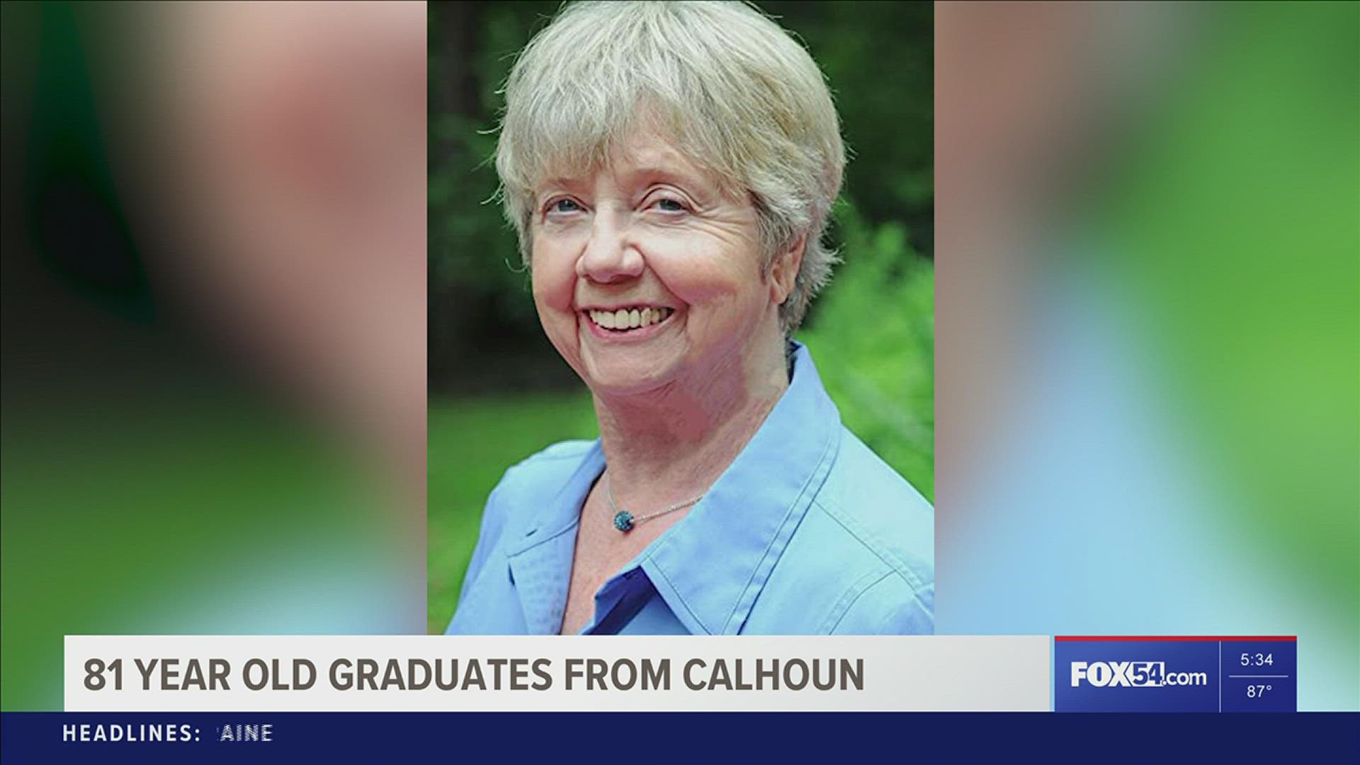 An 81 year-old woman made a life-long dream come true; She graduated from college!