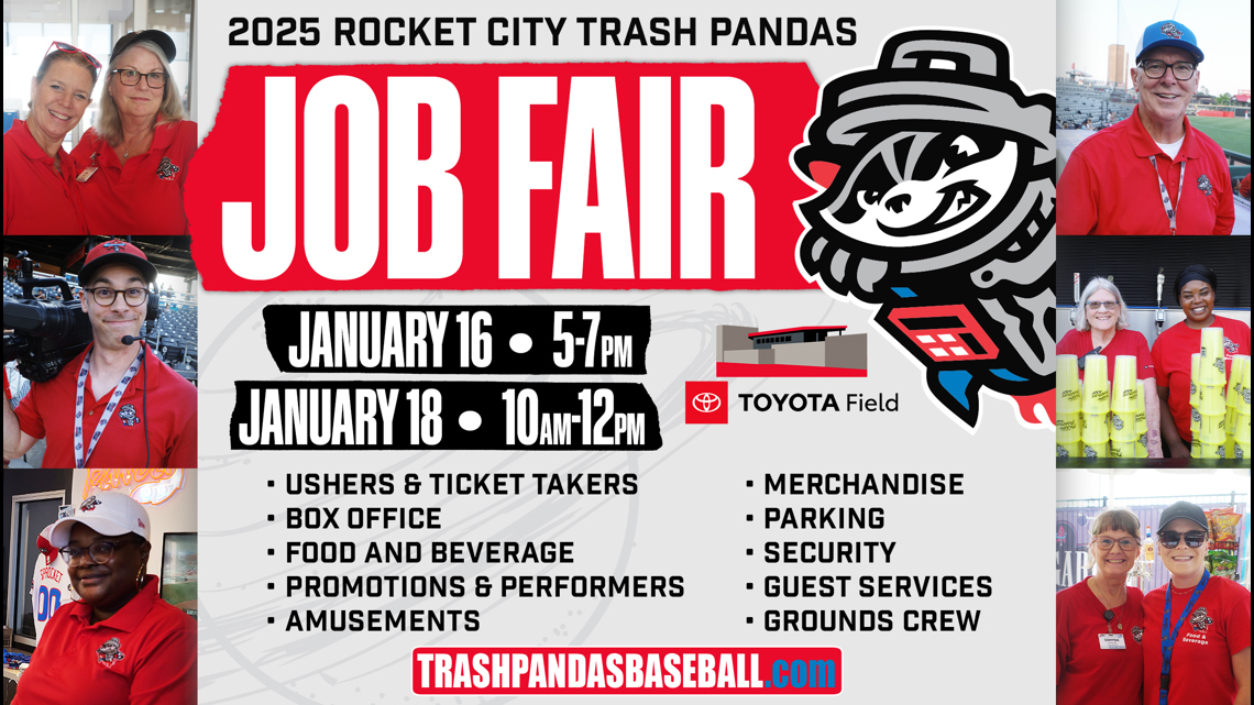 Want to Work at Toyota Field? Trash Pandas Job Fair Coming in