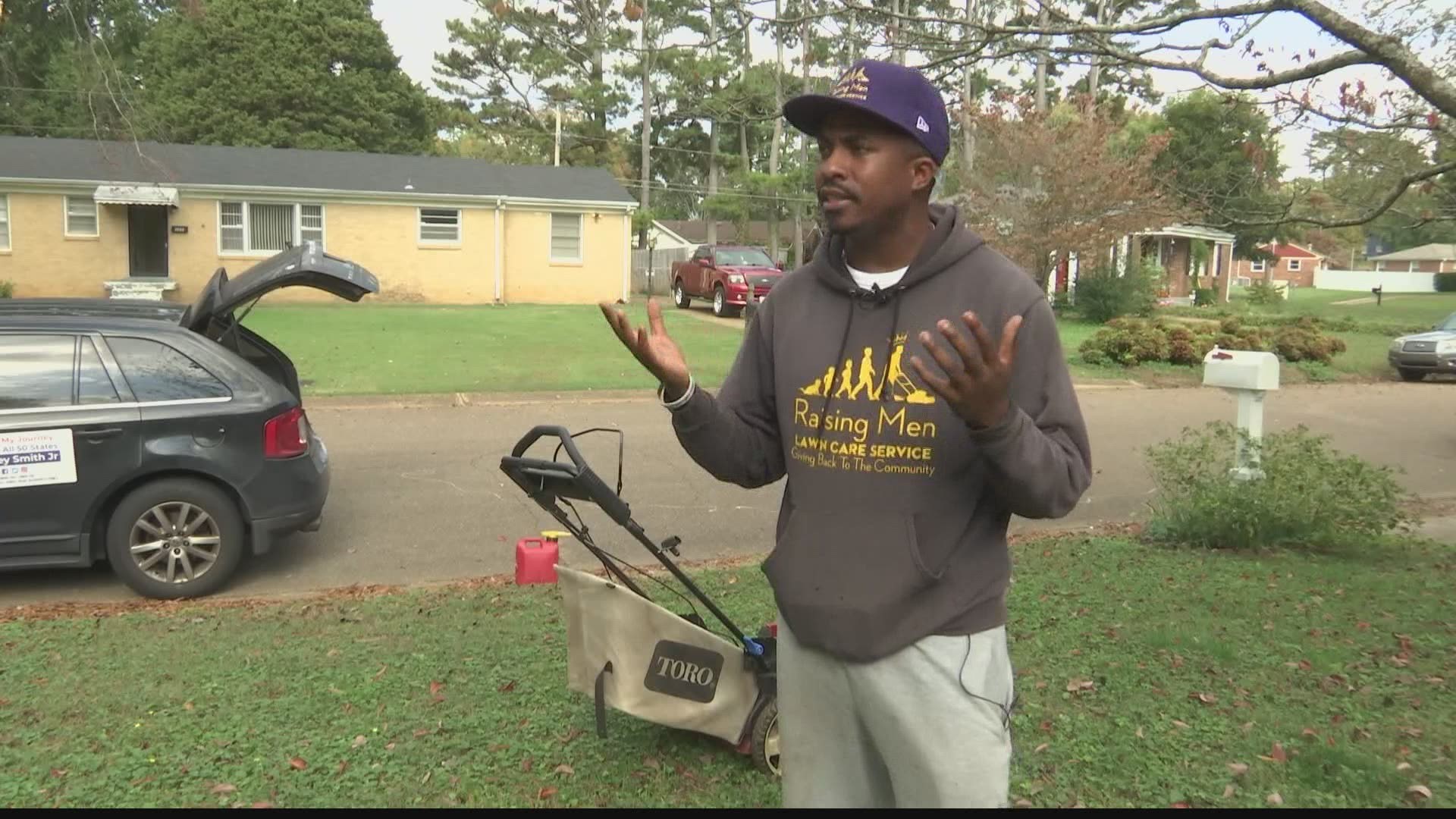 Rodney Smith Jr. was born in Bermuda but has lived here in the states for over 15 years. You might recognize him as the founder of Raising Men Lawn Care Service.