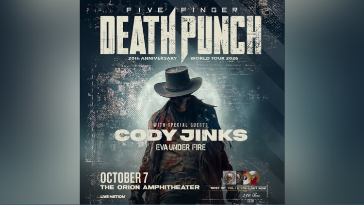 邦楽 BLACK LIST POSSE FLIPPIN' DA STAGE&PAGE Five Finger Death Punch set to rock The Orion Amphitheater on Oct