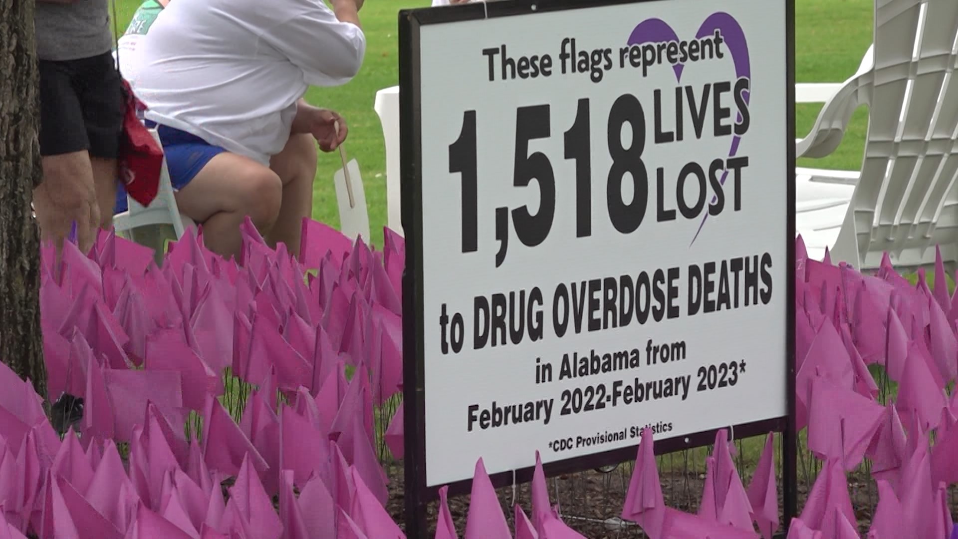 Powerful moments in Downtown Huntsville as Not One More Alabama hosted its annual walk offering hope for those struggling with addiction.