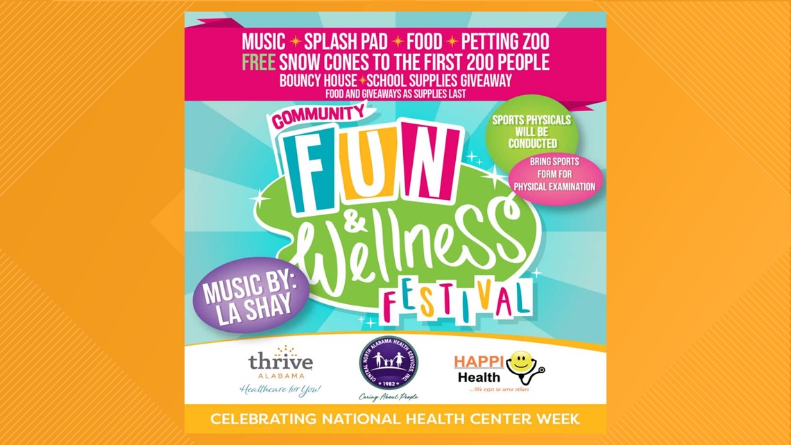 Free Community Health and Wellness Festivals in North Alabama