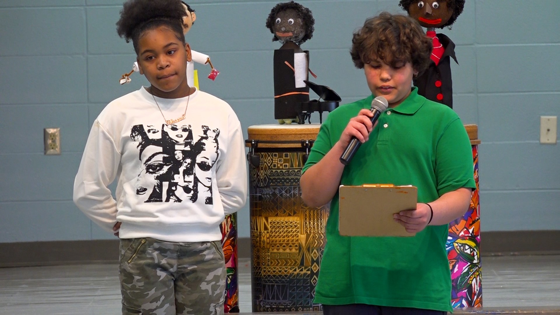 Students at Chaffee Elementary School explain what Black History Month means