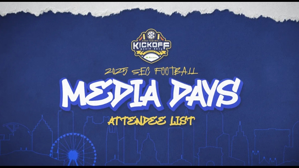SEC announces student-athletes for 2025 Football Media Days lineup