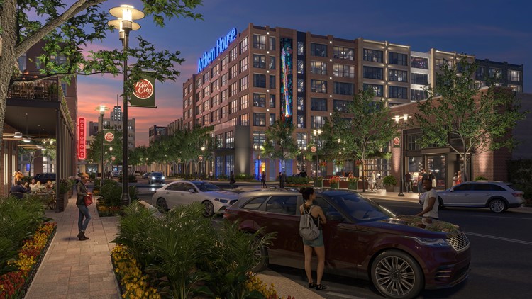 Leaders broke ground on a mixed-lifestyle development in MidCity