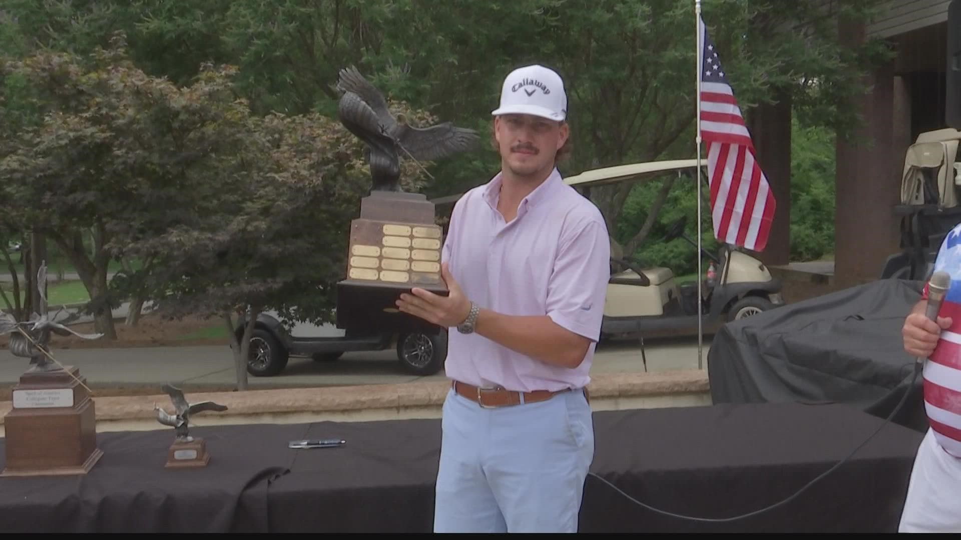 Murphy shoots 4-under par to take home the hardware.