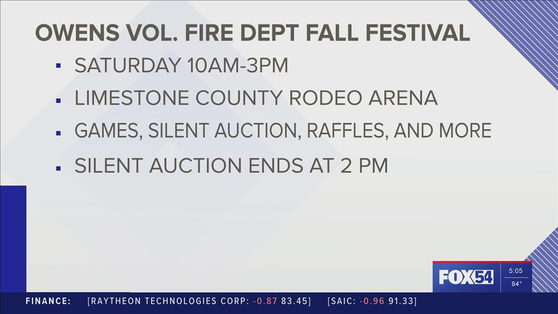 The fall festival is Saturday, Sept. 24 from 10am to 3pm