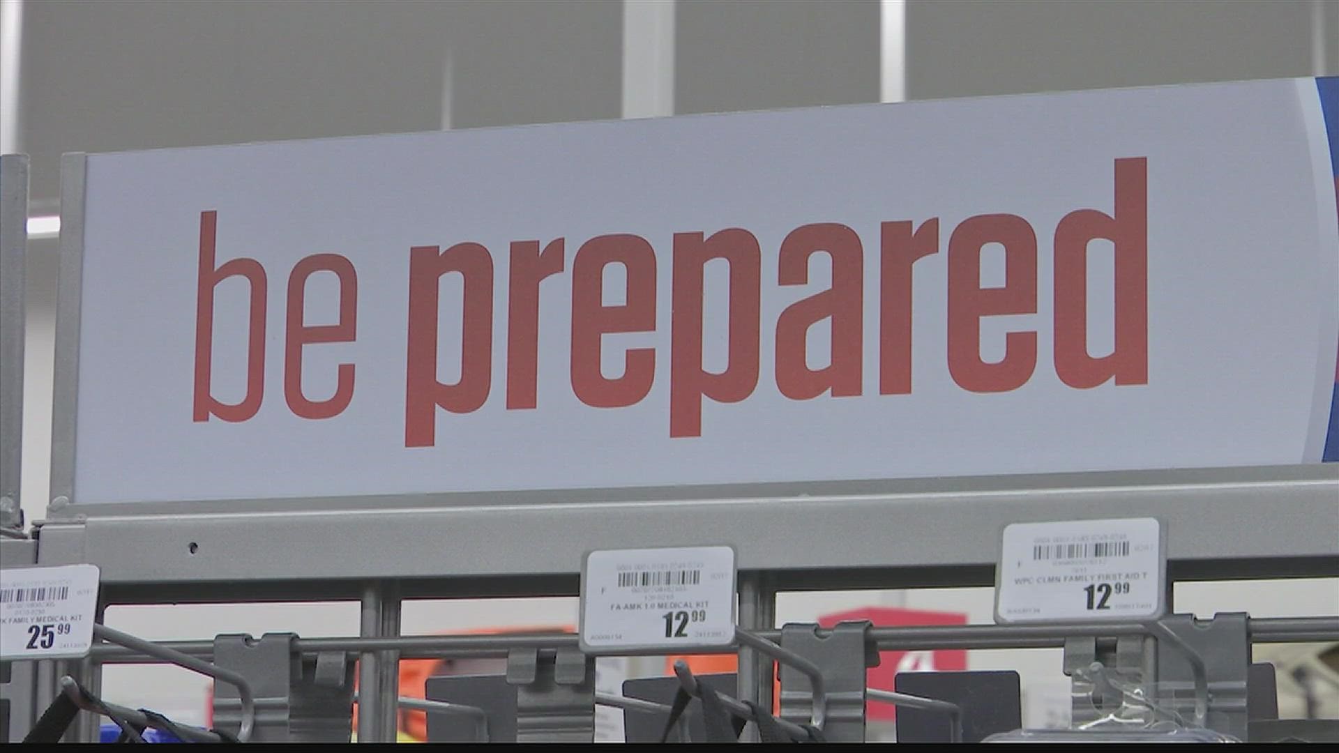 Dan Wilkerson, Huntsville Fire Marshal, says this is the perfect opportunity to get items for possible power outages along with other items to prepare.